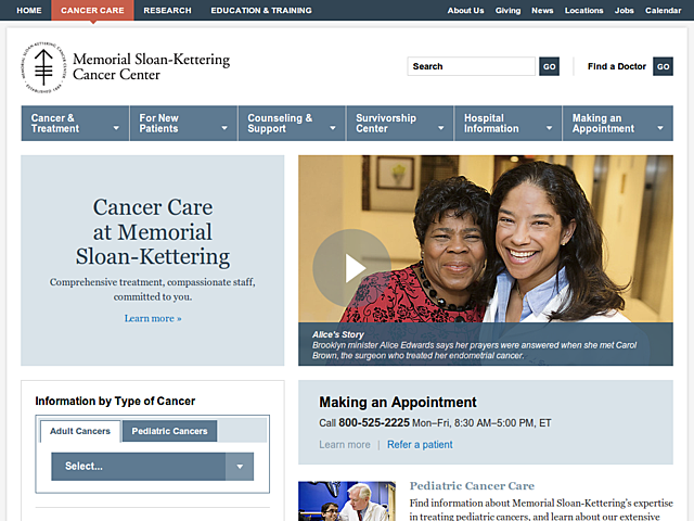 Cancer Care Homepage