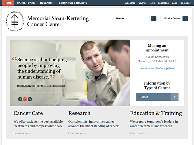 New MSKCC.org