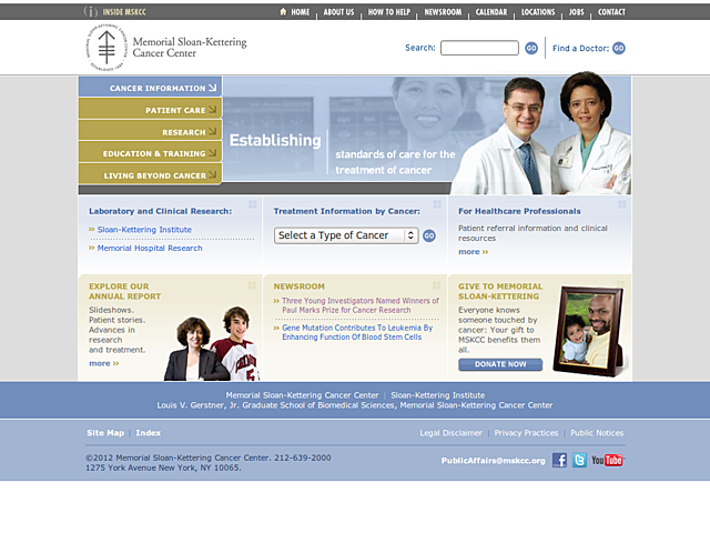 Old MSKCC.org